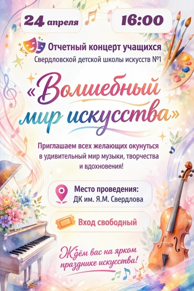 Вы сейчас просматриваете Отчетный концерт «Волшебный мир искусства»